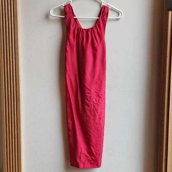 Banana Republic Fuchsia Criss Cross Back Sleeveless Shift Dress Size XS - Picture 8 of 16